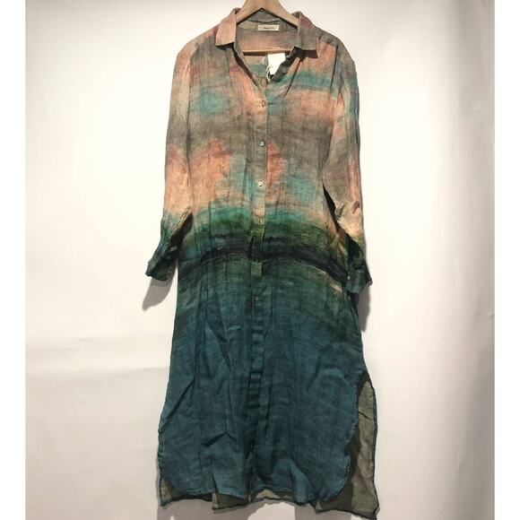 Free People X Mes Desmoisselles Bempa Duster Maxi Dress Size 6 $485 NWT - Picture 2 of 11